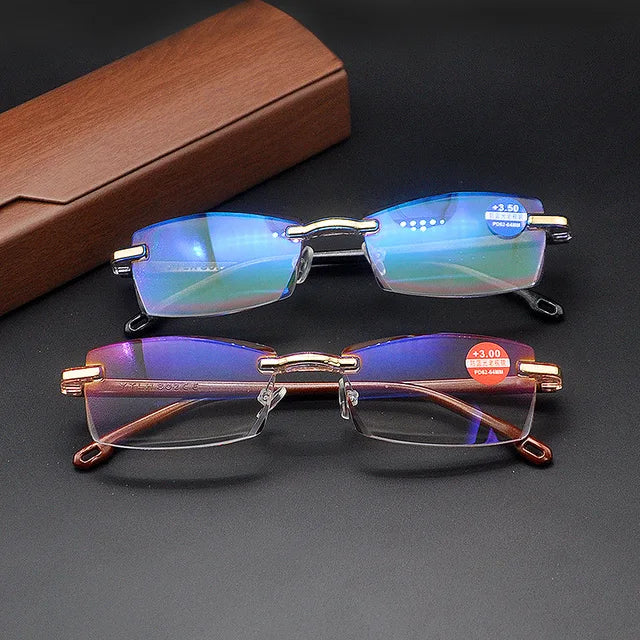Lunettes de Lecture Multifocales Anti-Lumière Bleue – Vision de Près et de Loin