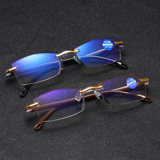 Lunettes de Lecture Multifocales Anti-Lumière Bleue – Vision de Près et de Loin